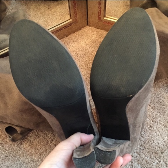 Steve Madden Gray Over the Knee Boots - Picture 5 of 6